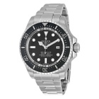 Rolex Deepsea Black Dial Stainless Steel Oyster Bracelet Automatic Mens Watch 116660BKSO