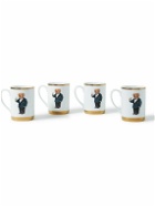 Ralph Lauren Home - Thompson Set of Four Printed Porcelain Mugs