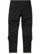 John Elliott - Tactical Slim-Fit Cotton-Blend Twill Cargo Trousers - Black