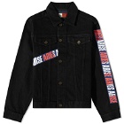 Tommy Jeans x Aries Taped Denim Jacket in Washed Black