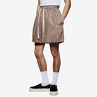 MKI Men's Linen Shorts in Mushroom