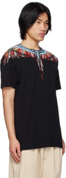 Marcelo Burlon County of Milan Black & Red Grizzly Wings T-Shirt