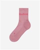 Ribbed Logo Socks