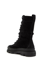 Moncler Vera High Suede Mid-calf Boots Black