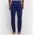 The Workers Club - Garment-Dyed Cotton-Twill Chinos - Blue