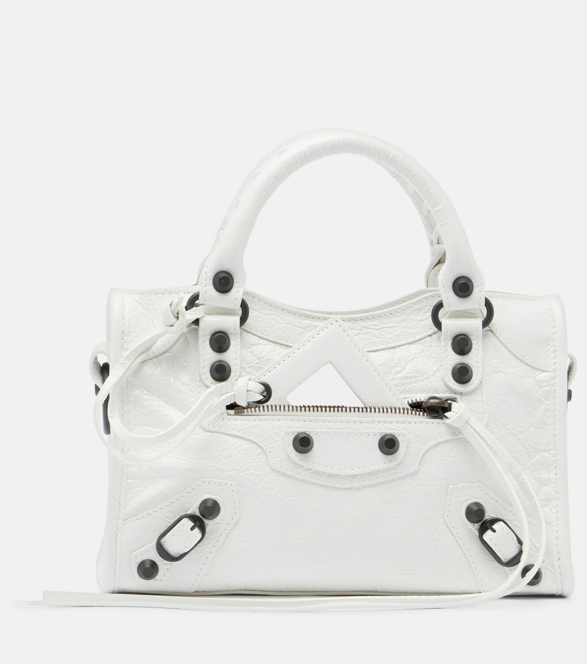 Balenciaga Le City Mini leather top-handle bag
