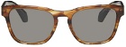 Giorgio Armani Brown Rectangle Sunglasses