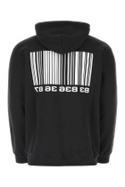 VTMNTS Black Cotton Blend Sweatshirt