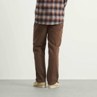 Dubbleware Men's Herringbone Fatigue Pants in Brown