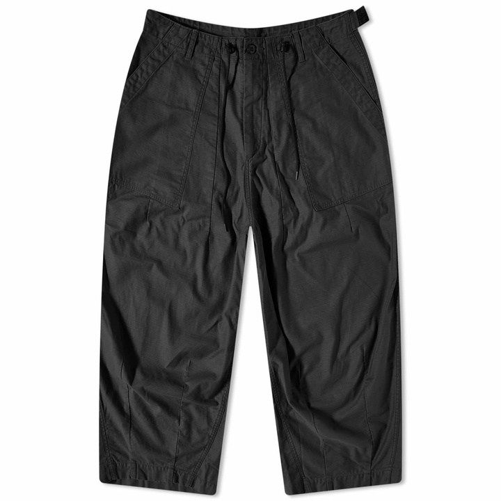 Photo: Needles Men's H.D Fatigue Pant in Black