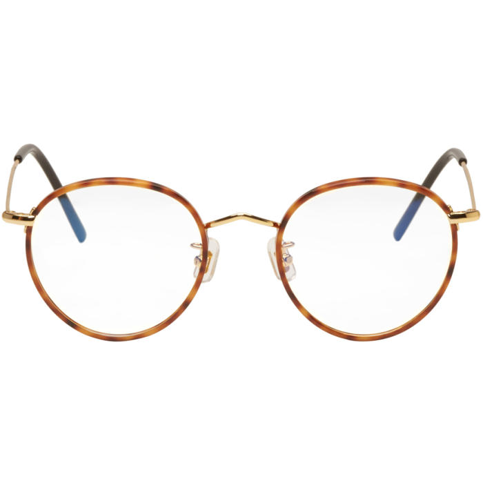 Gentle Monster Tortoiseshell and Gold 14 Proud Glasses Gentle Monster