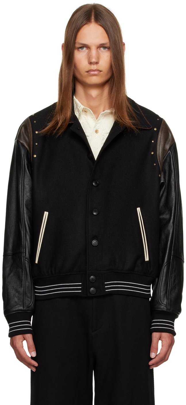Andersson Bell Black Luster Leather Jacket Andersson Bell