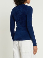 ISABEL MARANT - Lise Velvet Knit Viscose Blend Sweater