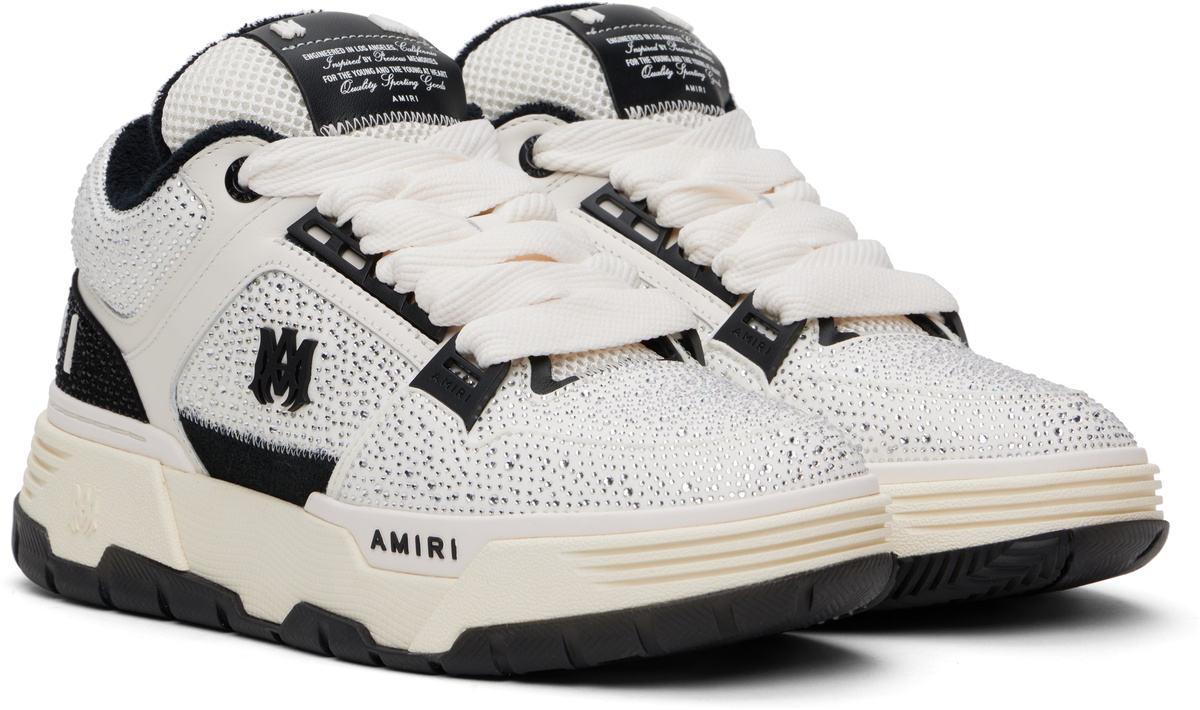 スニーカー AMIRI Sneakers White (AMFOSR1097 WHITE BLACK) AMIRI MA-1 white sneaker | TheDoubleF