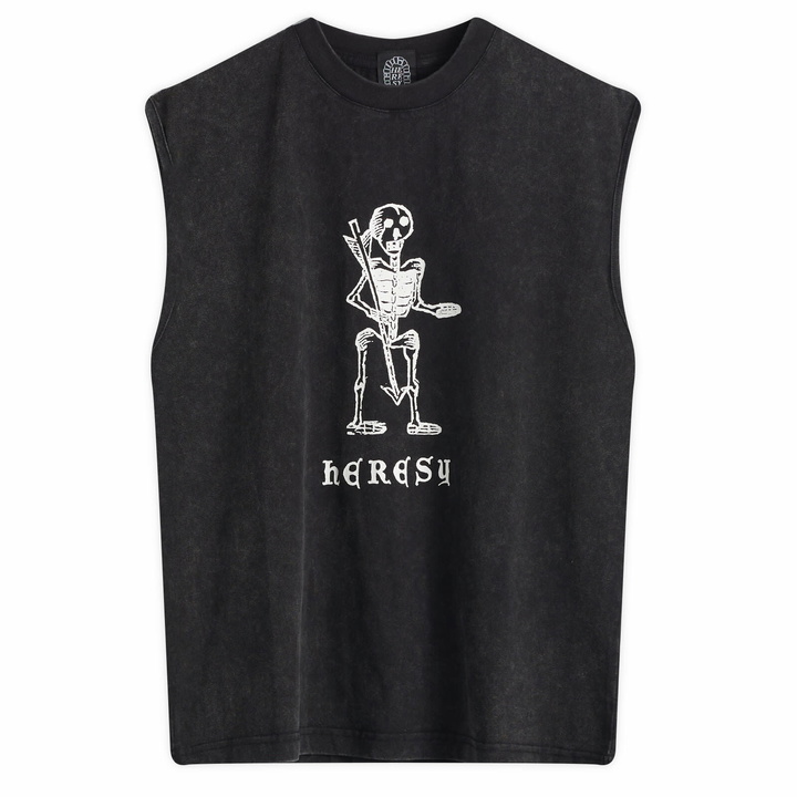 Photo: Heresy Men's Skeleton Vest in Ash
