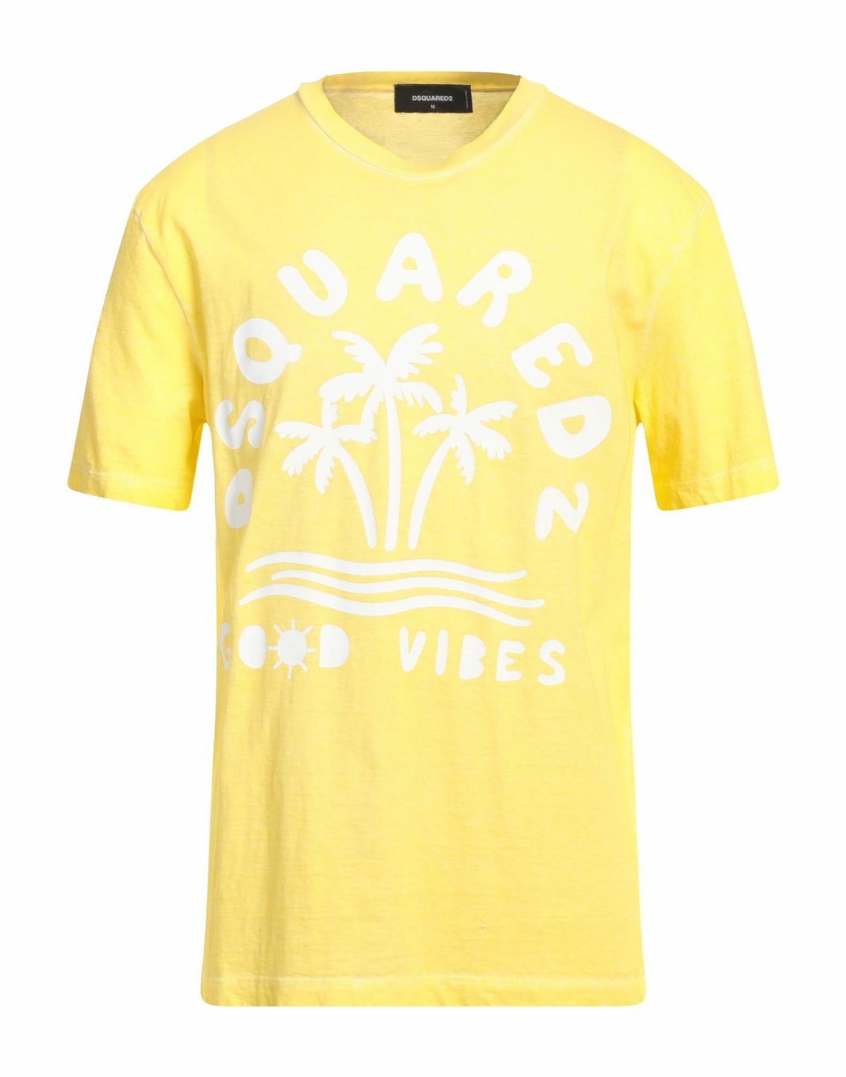 Dsquared2 Mens T-shirt in Yellow
