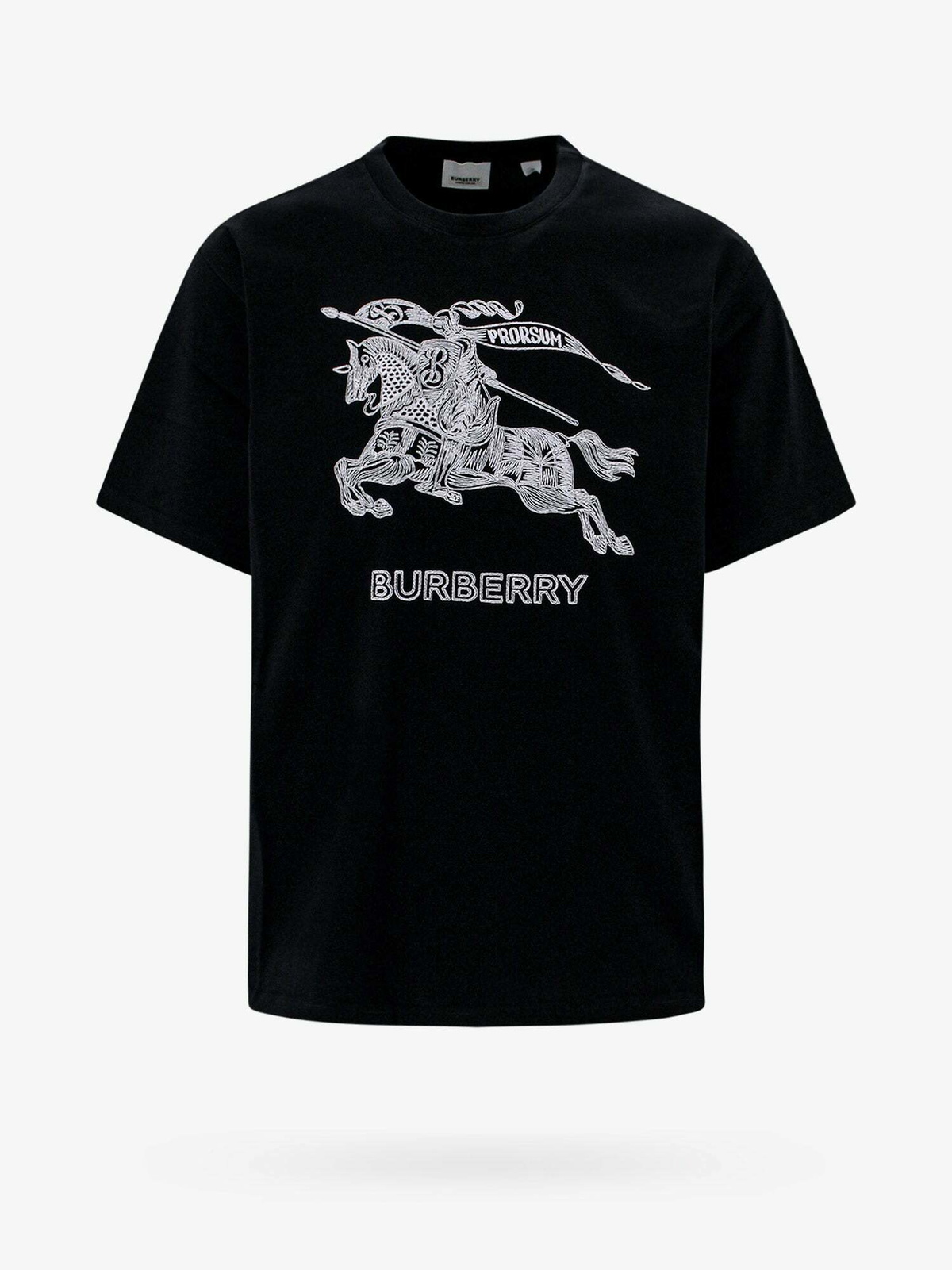 Burberry T Shirt Black Mens Burberry