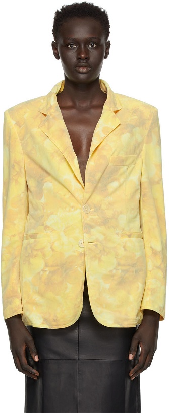 Photo: Kwaidan Editions Yellow 6 Layer Jersey Blazer