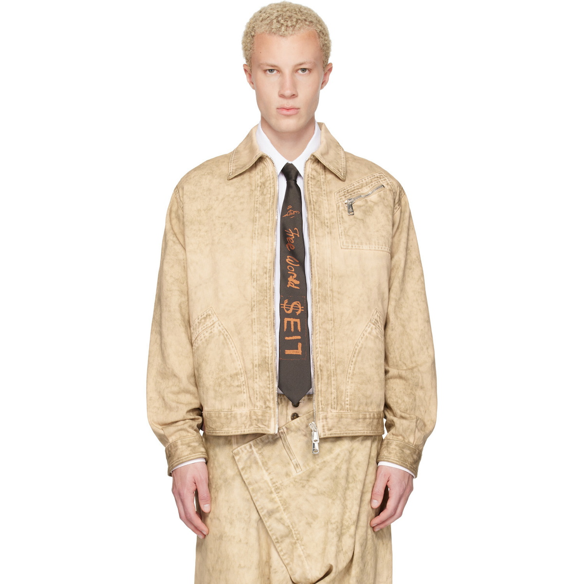 VIVIENNE WESTWOOD - Double-breasted Striped Jacket Vivienne Westwood