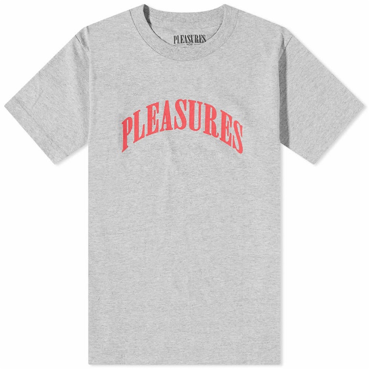 Photo: Pleasures Men's Surprise T-Shirt in Heather Grey