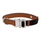 1017 ALYX 9SM Brown Large Dog Collar and Leash Set