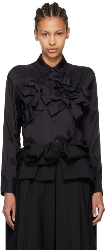 Photo: Comme des Garçons Comme des Garçons Black Bow Shirt