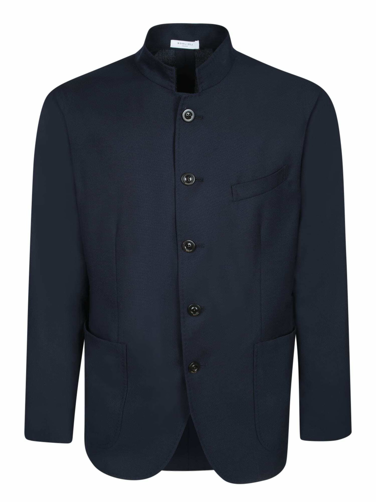 Boglioli Blue Hopsack Jacket Boglioli