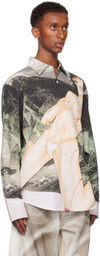 Mowalola Green Crash Shirt