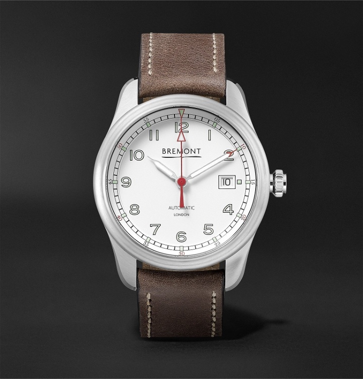 Photo: Bremont - Airco Mach 1 Automatic Chronometer 40mm Stainless Steel and Leather Watch - White