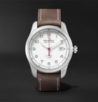 Bremont - Airco Mach 1 Automatic Chronometer 40mm Stainless Steel and Leather Watch - White