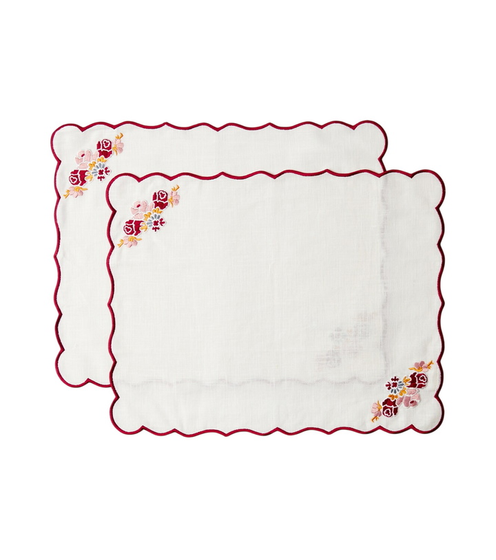 Photo: Cabana Set of 2 linen and cotton placemats