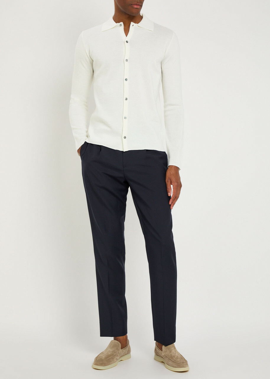 Aurélien Merino Wool Shirt Ivory