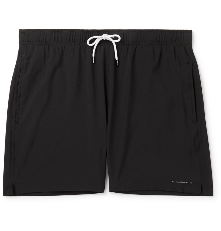 Photo: NN07 - Jules Slim-Fit Mid-Length Swim Shorts - Black