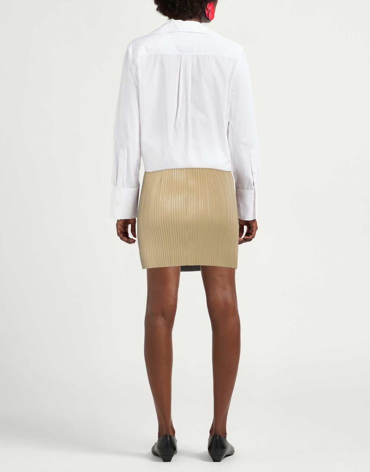 Nanushka Womens Mini skirt Khaki