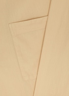 Tekla Unisex Poplin Pyjama Shirt Beige