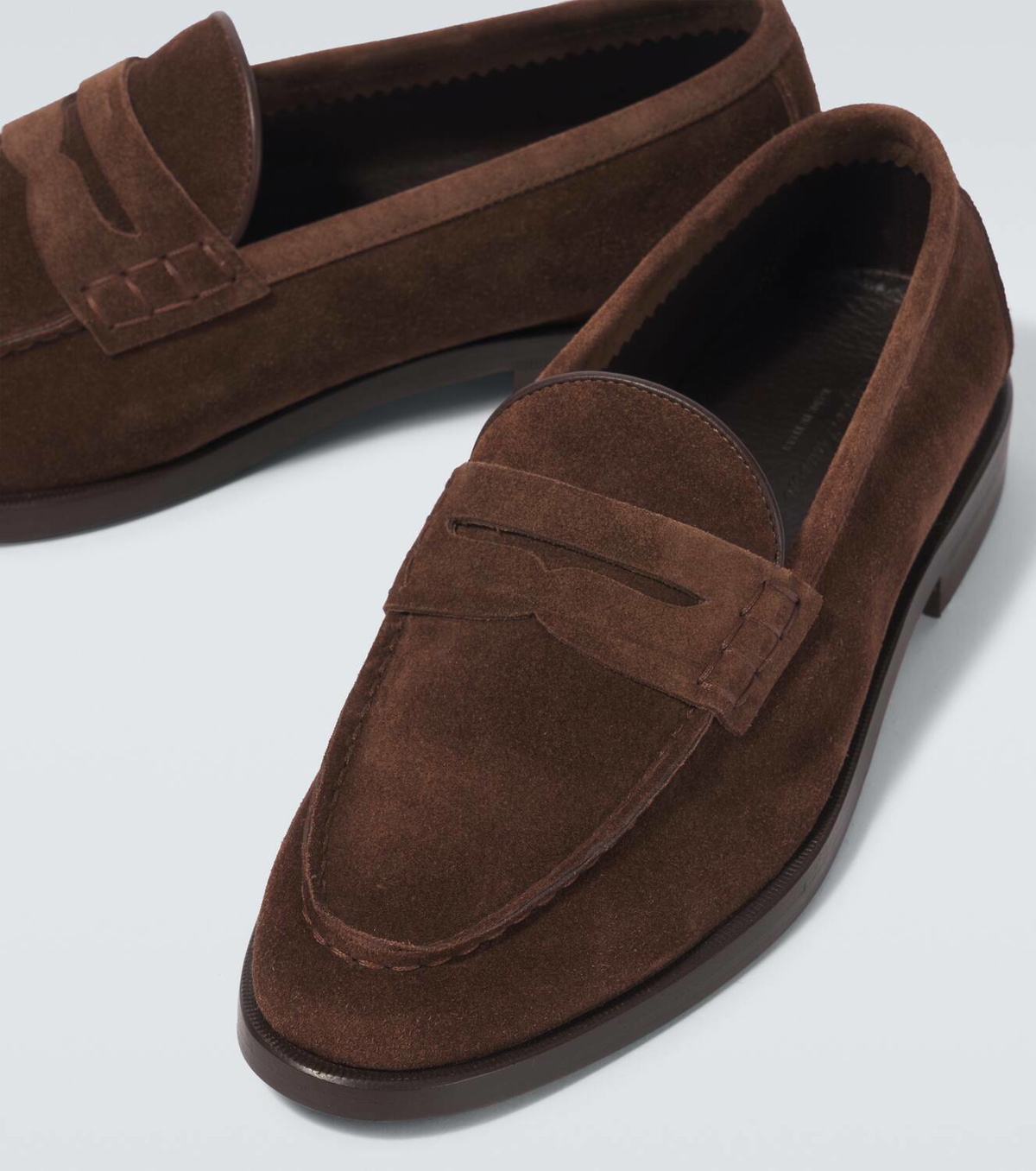 Ralph Lauren Purple Label Suede penny loafers