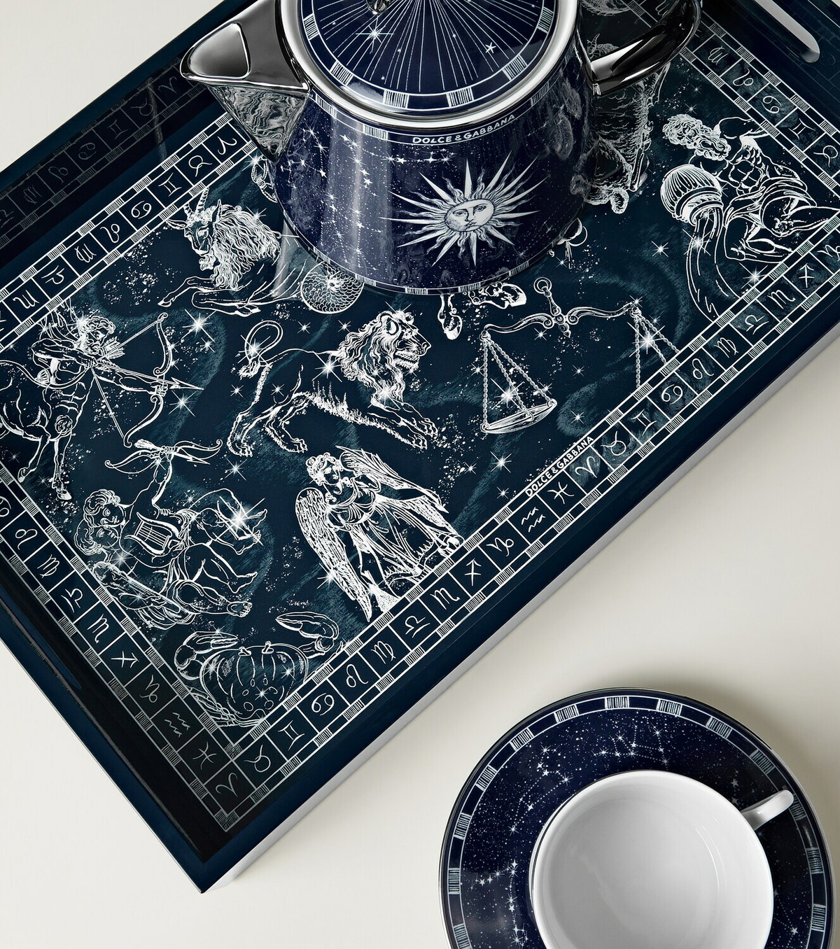 Dolce&Gabbana Casa Zodiaco printed tray