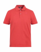 K-way Mens Polo shirt in Tomato red