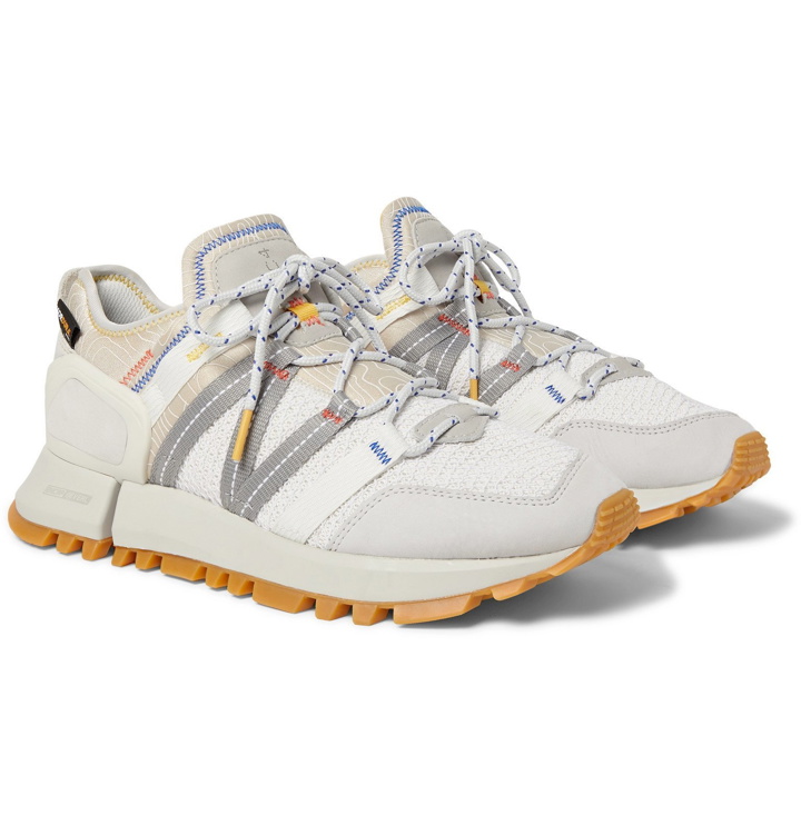 Photo: New Balance - R_C4 Webbing and Nubuck-Trimmed CORDURA Tracefiber and Mesh Sneakers - White