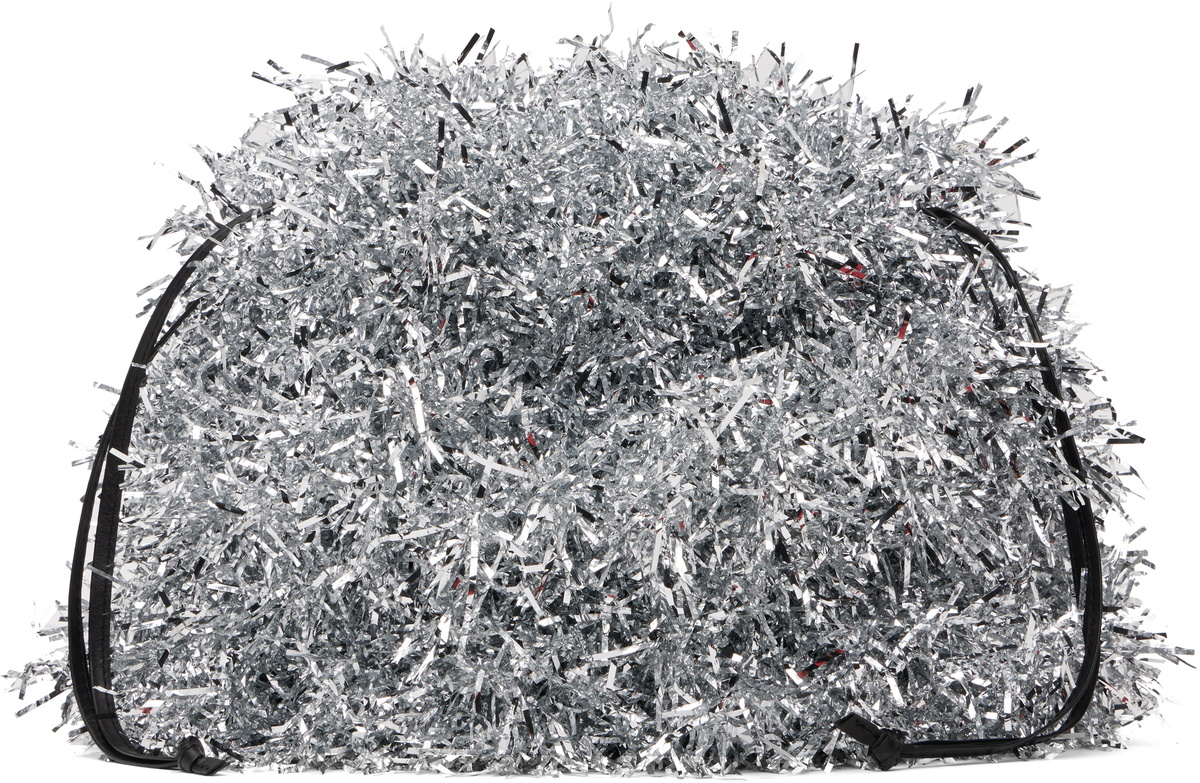 doublet Silver Cheerleading Pompon Bag