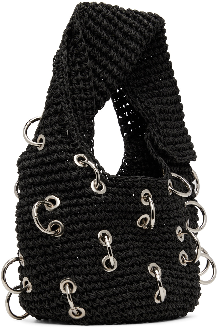 Lado Bokuchava SSENSE Exclusive Black Mini Pierced Eight Bag