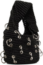 Lado Bokuchava SSENSE Exclusive Black Mini Pierced Eight Bag