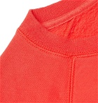 Holiday Boileau - Logo-Print Fleece-Back Cotton-Jersey Sweatshirt - Red