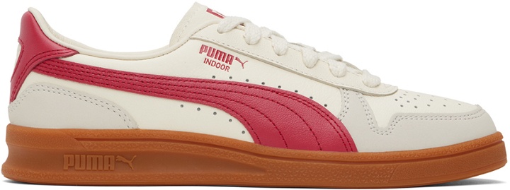 Photo: PUMA Off-White & Red Indoor OG Sneakers