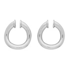 Portrait Report Silver Small Twist Ring Ear Cuffs