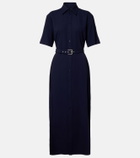 Ralph Lauren Collection Belted wool midi dress