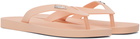 Melissa Pink Sun Long Beach Flip Flops