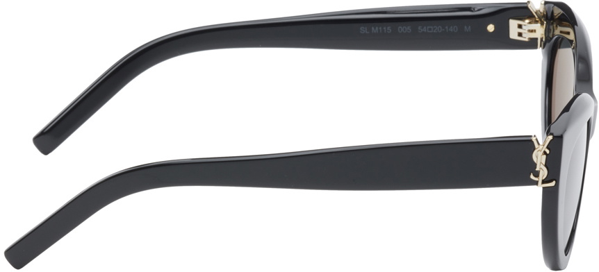 SAINT LAURENT SL M115 001ブラックサングラス Amazon.com: Saint Laurent Women's SL M115 Sunglasses, Black