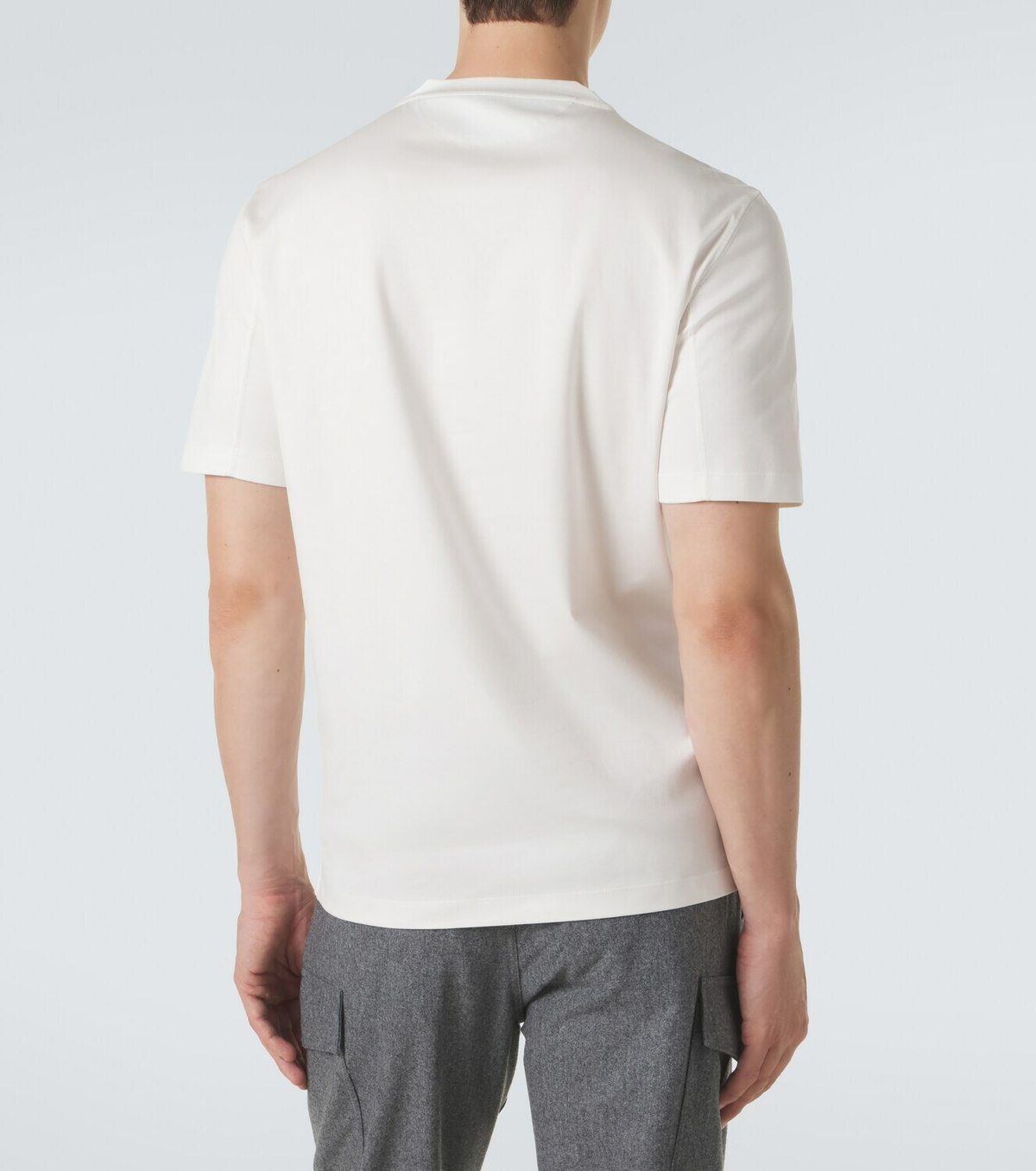 Brunello Cucinelli Logo cotton jersey T-shirt