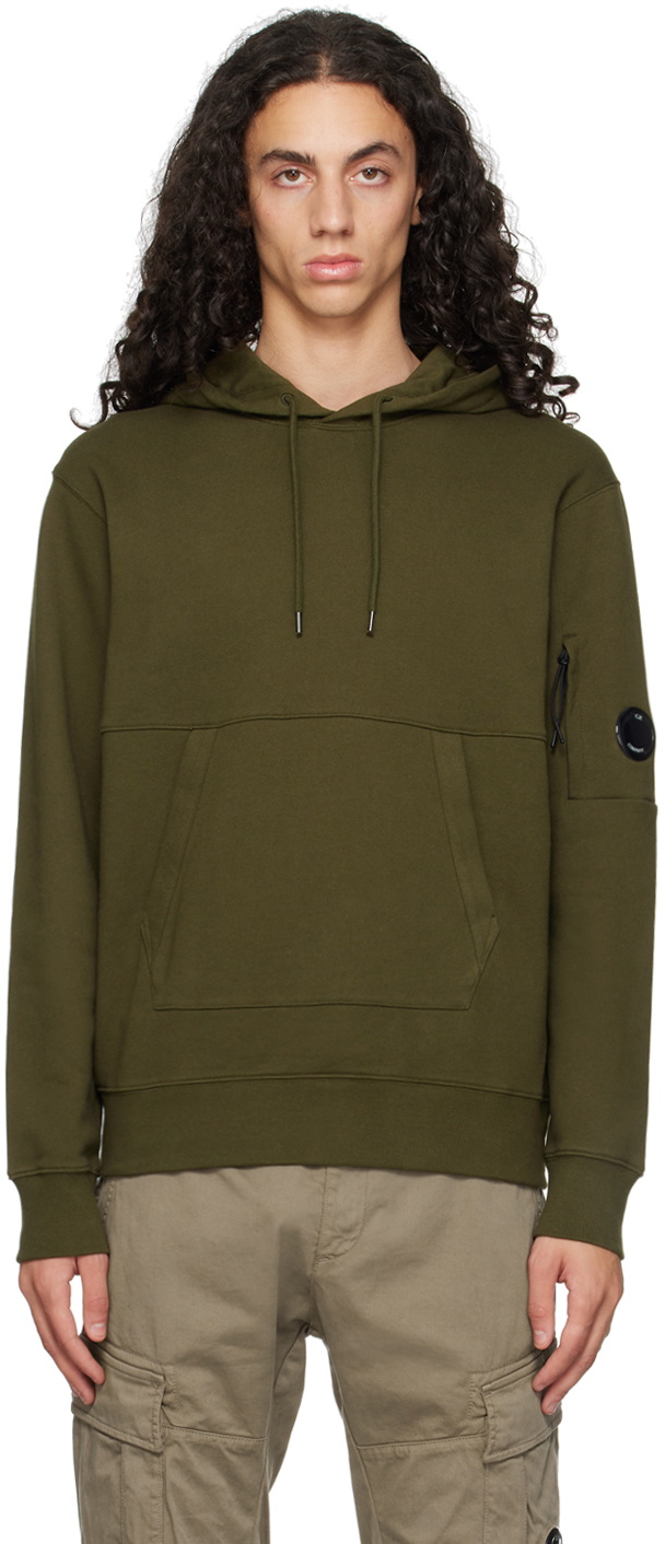 C.P. Company Khaki Lens Hoodie C.P. Company
